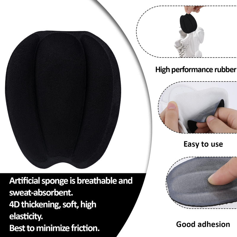 [Australia] - 3 pairs of shoe fillers, tongue pad shoes, tab pad shoe tongue large, tongue pads for shoes that are too big, non-slip tongue cushion insert, invisible forefoot cushion mat 