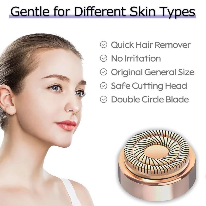 [Australia] - Gen 2 Replacement Heads for Flawless Facial Hair Remover, Shaver Pro Replacement Blades Heads Compatible with Finishing Touch Flawless Hair Removal for Woman Face,As Seen on TV.(6 Pack) 6Pack For New Flawless Gen2 