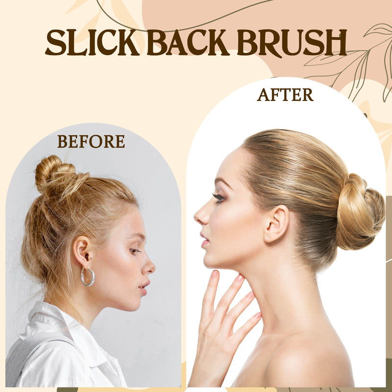 BESTOOL Hair Brush,Boar Bristle Hair Brush With Walnut Wood Handle Slick Back Hairbrush for Smoothing, Sleek, Control,Ponytail,Flyaways & Beard Improving Hair Txture