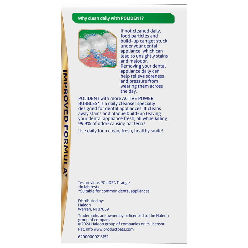 [Australia] - Polident Smokers Antibacterial Dental Appliance Cleanser Tablets, 90 Count 