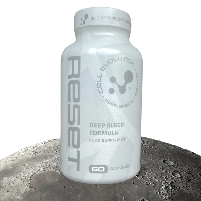 Reset, Sleep Aid Supplement, Magnesium Bisglycinate, Inositol, Pantothenic Acid, Zinc and Vitamin B6, Sleep Supplements for Adults, Deep Sleep, Sleeping Tablets, 60 Capsules