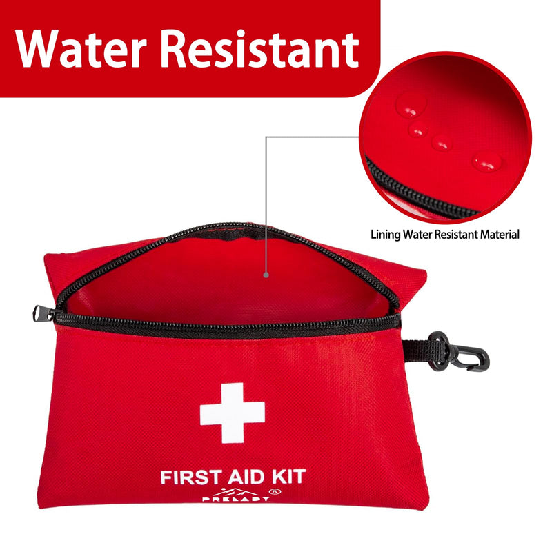 [Australia] - 152 Piece Small First Aid Kit, Travel Size First Aid Kit TSA Approved, International Travel Essentials, Hiking Med Kit for Backpack 