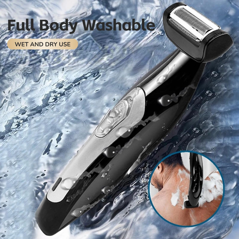 [Australia] - Yoidesu Men's, Body Groomer with Adjustable Extreme Reach Handle, Wet/Dry Use, Back Hair Remover 