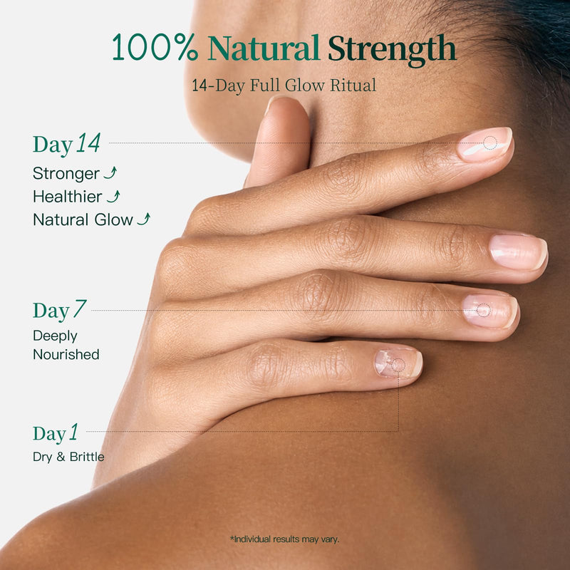 APUREE 100% Bio-Based Cuticle Oil 1 fl oz with Organic Tuberose Extract | Deep Moisture for Dry Cuticles & Weak Thin Nails, Nail Strengthening & Growth Oil with Jojoba Oil & Squalane, USDA Verified White