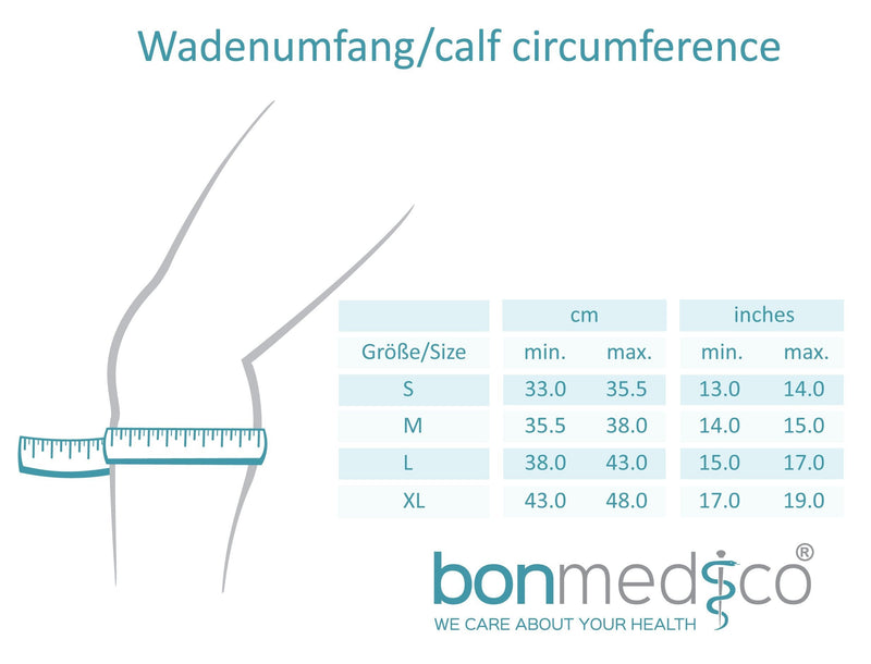 [Australia] - bonmedico calf compression for men and women, calf bandage compression for relief, calf warmer stabilization pack of 2, M M x M 