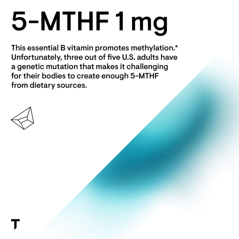 THORNE - 5-MTHF & Vitamin B12 Bundle - Cardiovascular & Nerve Support - 60 Servings