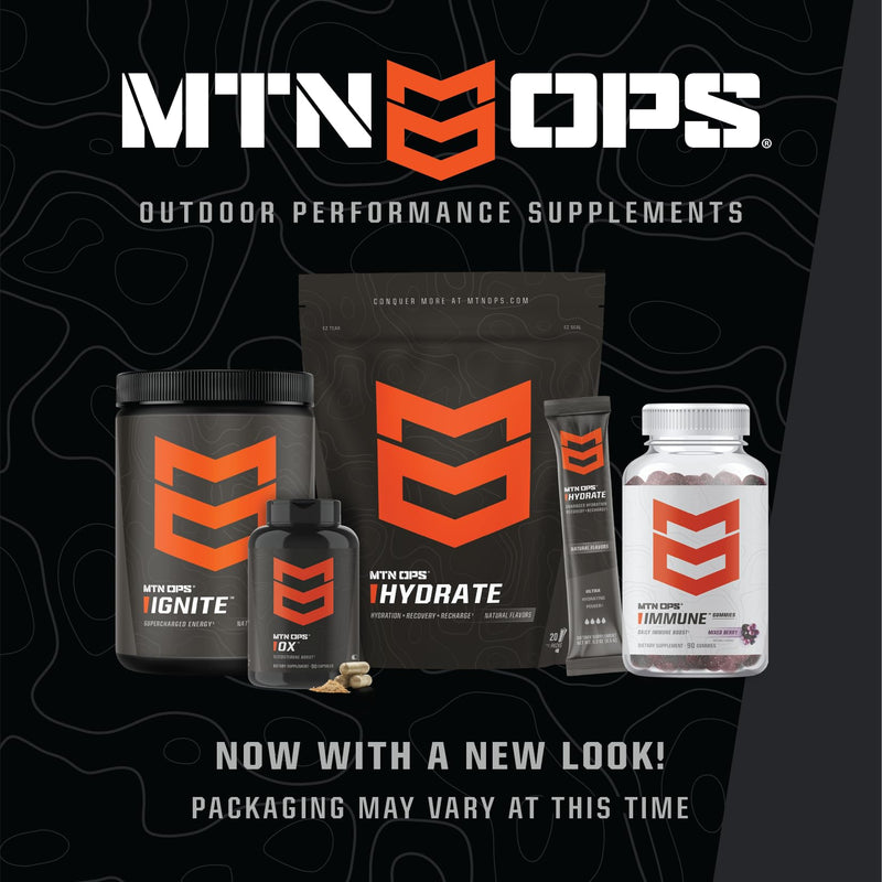 [Australia] - MTN OPS Ignite Supercharged Energy Drink Mix 45-Serving Tub, Tiger's Blood 45 Servings (Pack of 1) 