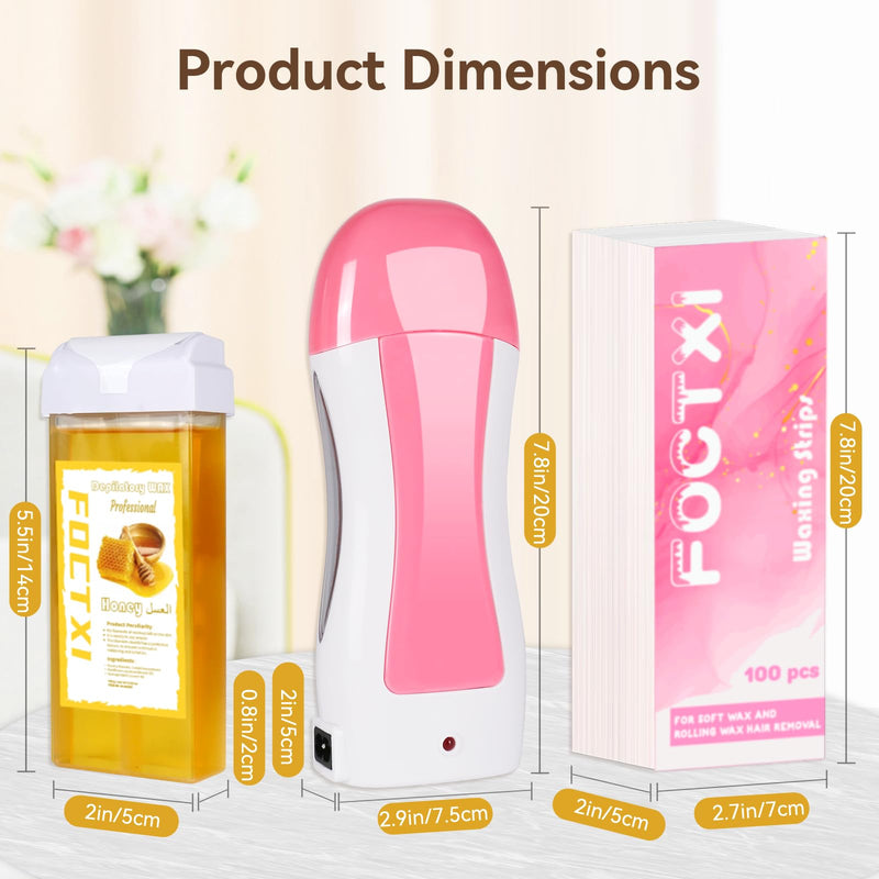 [Australia] - Roller Waxing Kit for Women's Sensitive Skin, 2 Ounce, Hair Removal for Legs 