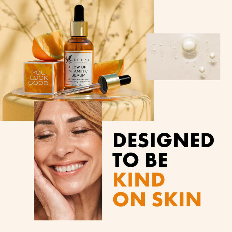 [Australia] - Vitamin C Face Serum - Dark Spot Remover Facial Serum, Vit C Serum with Hyaluronic Acid, Ferulic Acid, & Vit E - Anti Aging and Skin Brightening Serum, Pure Vitamin C Serum Skin Care 