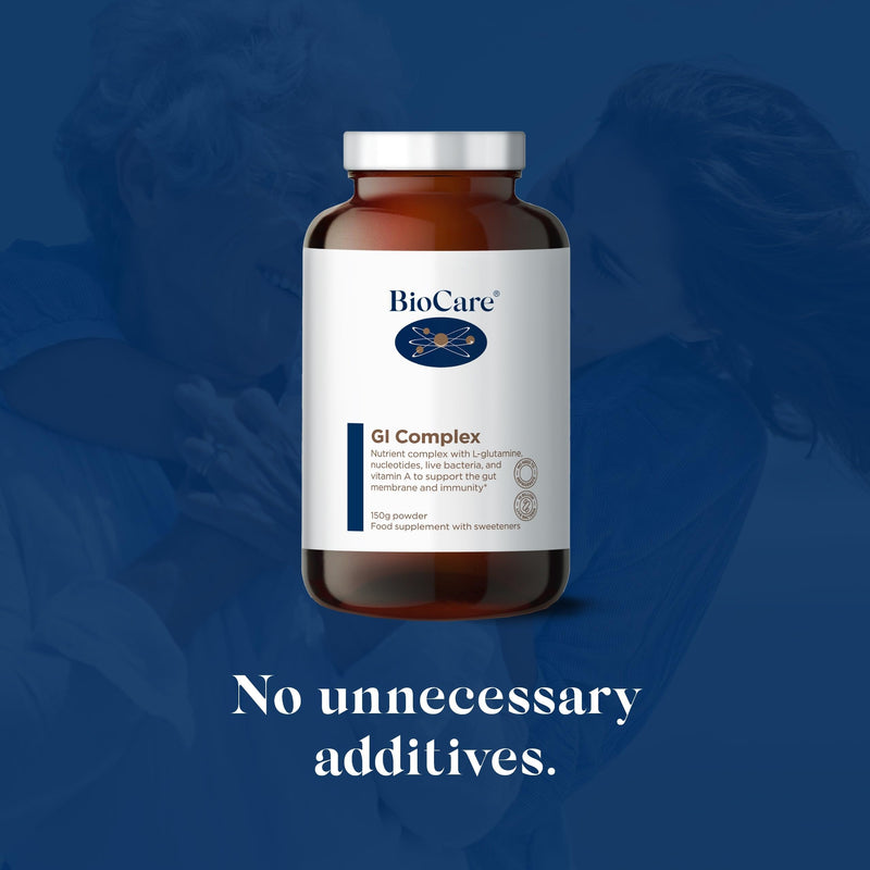 BioCare GI Complex - Nutrient Complex with L-Glutamine, Nucleotides, Live Bacteria & Vitamin A - 150g
