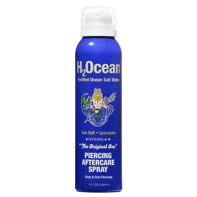 [Australia] - H2Ocean Patented Piercing Aftercare Spray Sea Salt Saline 4oz 