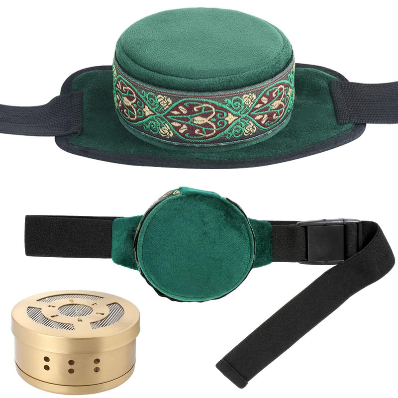 [Australia] - Barelove Smokeless Copper Moxa Box, Purifier Copper Tank Moxibustion Treatment Tool Portable Therapy Bag, Great for Waist Neck Knee Shoulder Back Ai Jiu ËâæÁÅ∏Áõí ËâæÁÅ∏ÂåÖ ËâæÁÅ∏ (Not Include Moxa) 