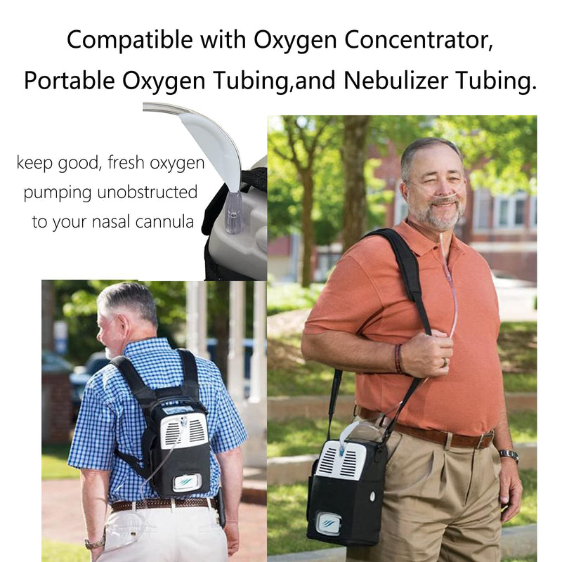 [Australia] - Holder for Oxygen Hose,Tubing Strain Reliefs,Tubing Supports for Oxygen Hose,Compatible with Oxygen Concentrator/Portable Oxygen Tubing/Nebulizer Tubing 2pcs White 