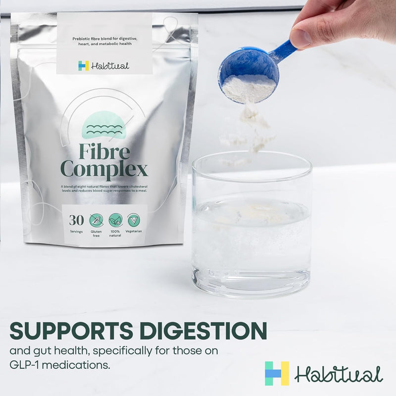 HABITUAL Soluble Fibre Food Supplement Plant Based Source of Daily Dietary | Vegetarian, Gluten Free Diets and Non GMO 100% Natural