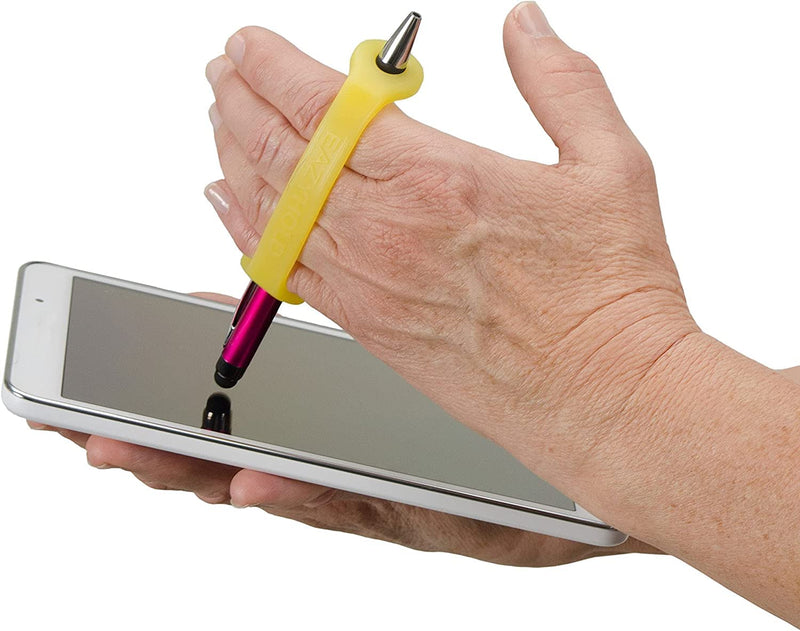 [Australia] - Elderly Female 3-Pack, Silicone Adaptive Aid, Universal Cuff Hand Grip Assistive Device for Rehab, Arthritis, Parkinsons, Stroke, Physical Therapy 