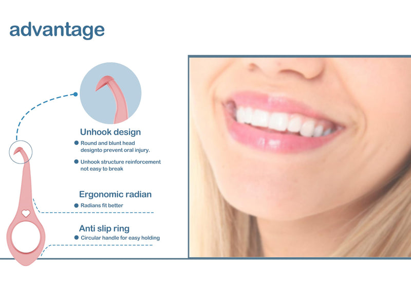 Clear aligner removal tool-invisible removable braces, invisible aligner remover-aligner remover-fixer remover (40pcs) Deep blue+pink+black+green