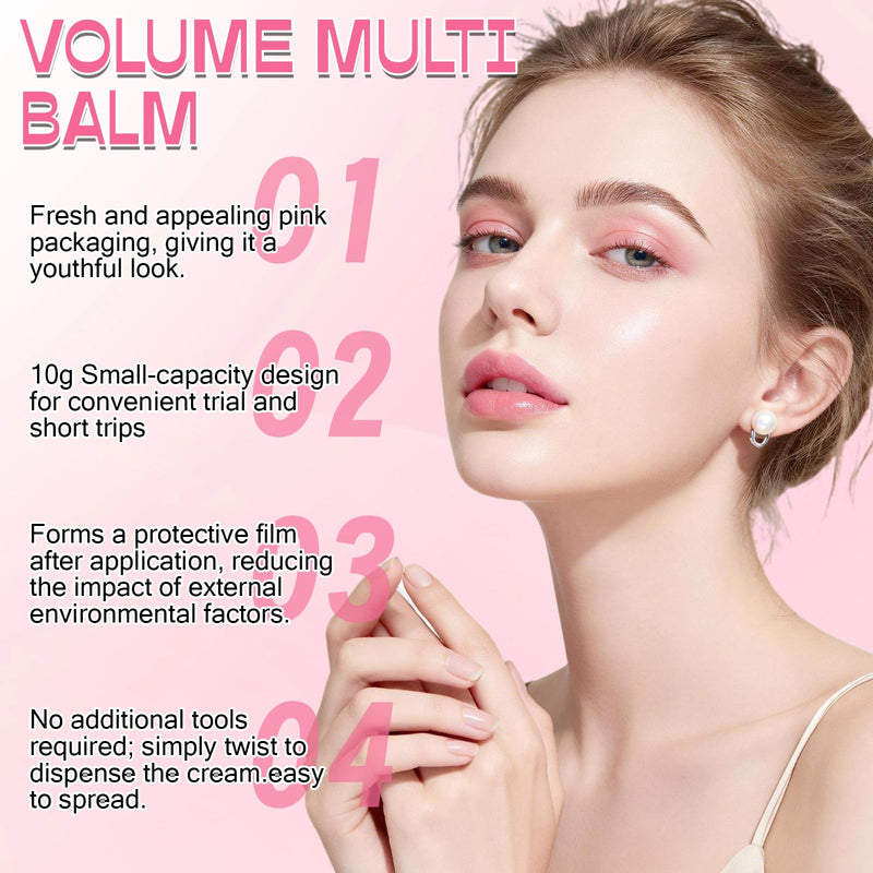 2Pcs Collagen Stick Collagen Stick for Face,Smooths Fine Lines and Wrinkles, Deeply Moisturizes and Nourishes the Skin, Gentle Formula for Face, Eye & Lip,10 G