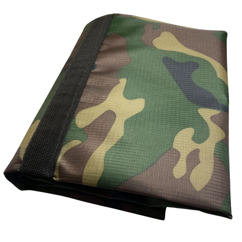2-Pack Camo 26 Gal Extra Large Foldable Duffle Bags | Camouflage, heavy-duty, reinforced handles, metal zippers & water-resistant Oxford, ideal for travel, storage & moving