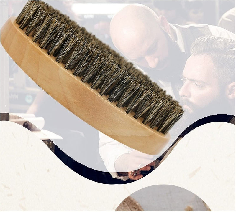 [Australia] - Beard care set, wild boar bristles, beard brush, beard comb, beard scissors, beard care gift set, men's gift 