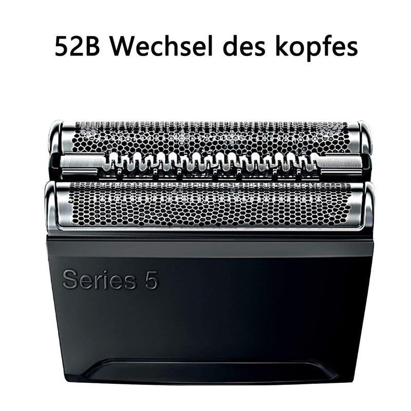 [Australia] - 52B shaving head compatible with Braun Series 5 shaving head and for Braun S5 electric razor head replacement part, suitable for Braun S5 shaving head, for Braun S5 5020s 5030s 5040s 5050 