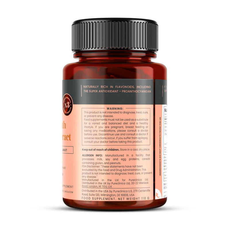 Double Strength Cranberry Extract 10,000mg x 180 Ultra Concentrated Tablets - 6 Months Supply! 1 count (Pack of 180)