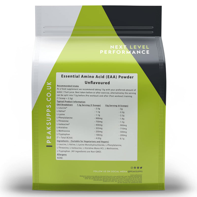 Essential Amino Acids 500g - EAA | Pure | Vegan