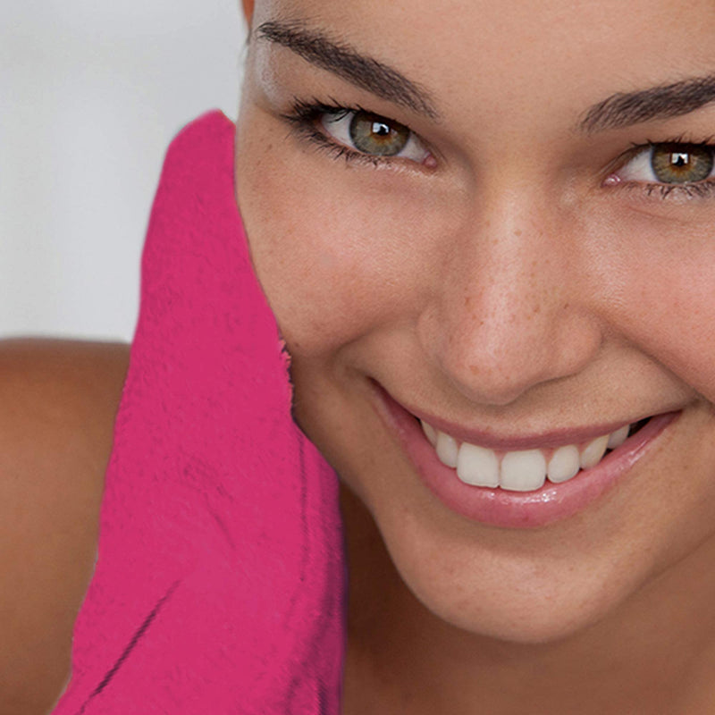 [Australia] - Original Kessa Exfoliating Glove - Lively Pink - Microdermabrasion Exfoliating Mitts, Removes unwanted dead skin, dirt and grime and Keratosis Pilaris. Great for spray tan removal. 1 unit 1 Count (Pack of 1) 