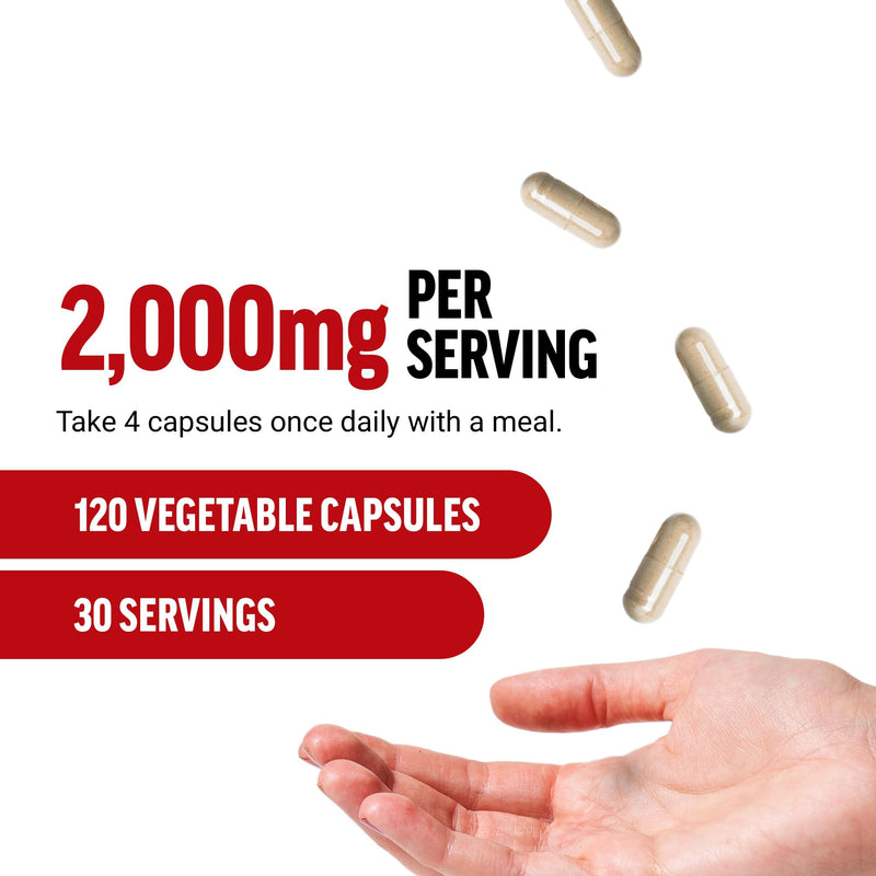 [Australia] - Force Factor Maca Max, Maca Root Capsules to Maximize Vitality & Performance, Made with Black Maca, Red Maca, & Yellow Maca Powder, Maca Root Powder, 2000mg, 120 Capsules Maximum Potency 120 Count (Pack of 1) 
