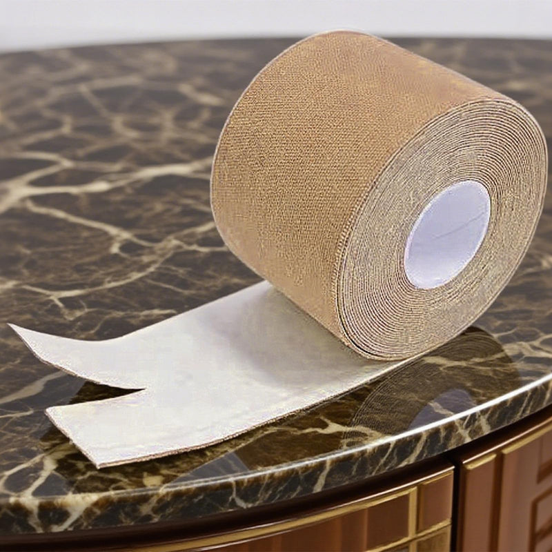 [Australia] - 6 Rolls Kinesiology Tape, 2in x 16.4ft Beige Latex Free Cotton Elastic Muscle Support Tape, Breathable Waterproof Sports Adhesive for Knee, Ankle, Shoulder, Wrist, Back Pain Relief 