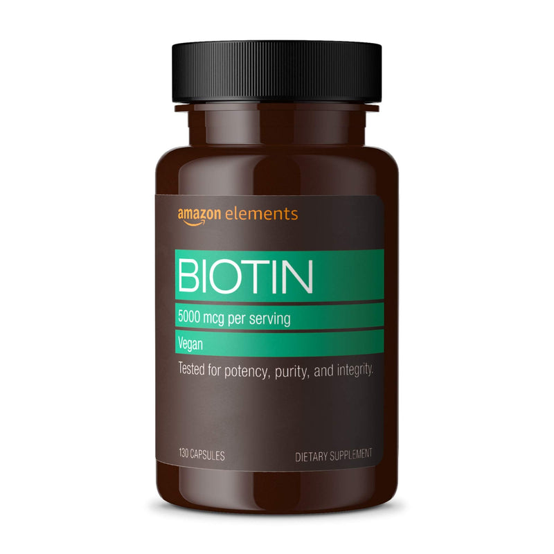 Amazon Elements B Complex and Amazon Elements Vegan Biotin 5000 mcg