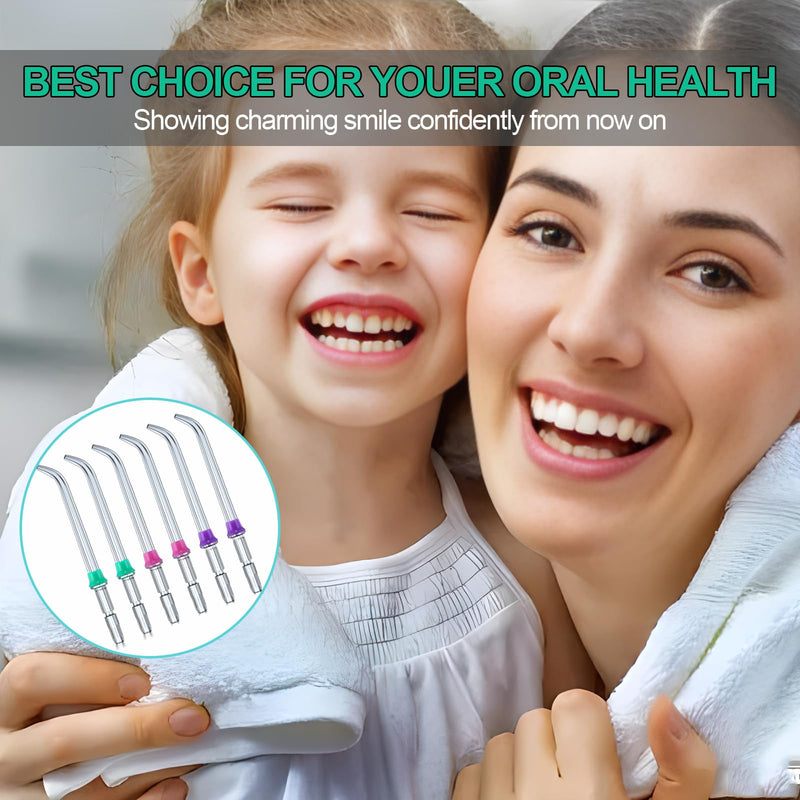 [Australia] - ROMOLY 6 PCS Waterpik Attachments - Oral Irrigators High Quality Replacement Jet Tips Other Models 