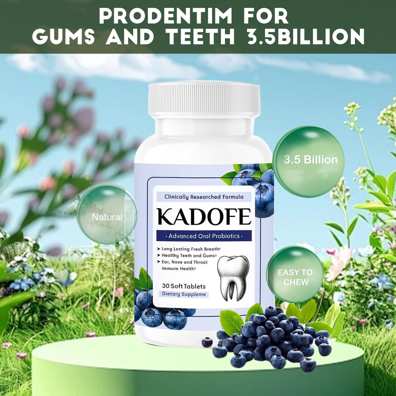 [Australia] - Oral Probiotics for Teeth and Gums & Fresh Breath - Gum Restore & Bad Breath Treatment for Adults |3.5 Billion Advanced Oral Probiotics for Bad Breath, Chewable 30 Tablets (Strawberries-1pcs) Strawberries-1pcs 