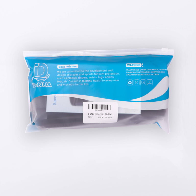 [Australia] - Sacroiliac hip belt for men and women, lap belt, SI joint bandage, relieves sciatica, sacroiliac joint (SIJ), leg and sacral nerve pain, adjustable diamond compression support-L L 