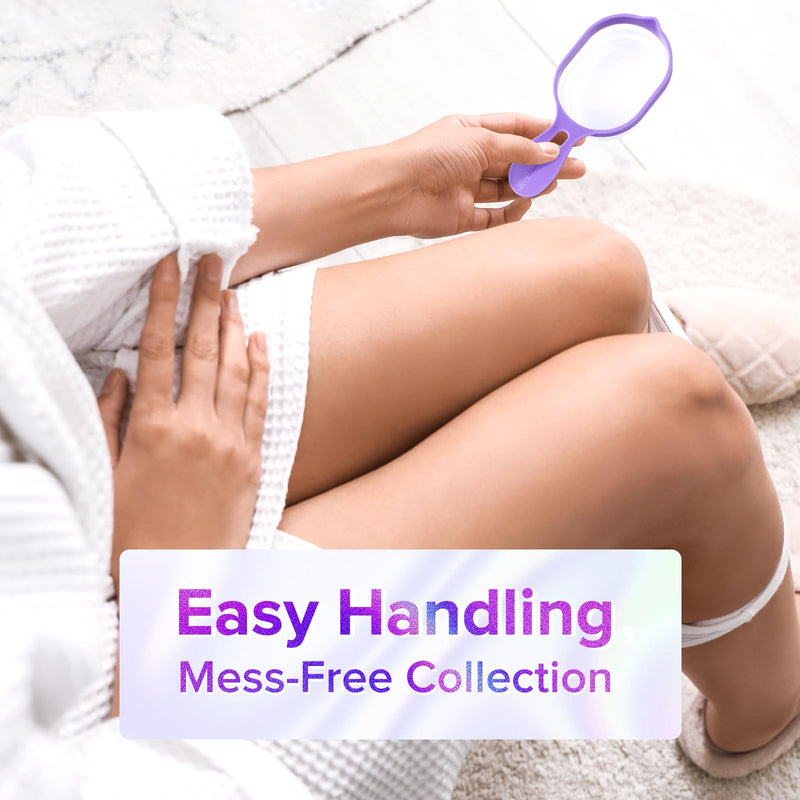 [Australia] - Premom 2 Urine Cups for Ovulation & Pregnancy Tests: Reusable & Collapsible Pee Cups for Home Fertility Testing | Easy to Use & Clean - Essential Kit for Women with Urine Sample Detection 