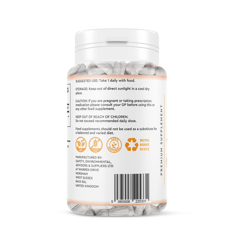 CoQ10 300mg - 120 Vegan Capsules (4 Month Supply) - CoEnzyme Q10 Naturally Fermented Ubiquinone Coenzyme - High Strength UK Made