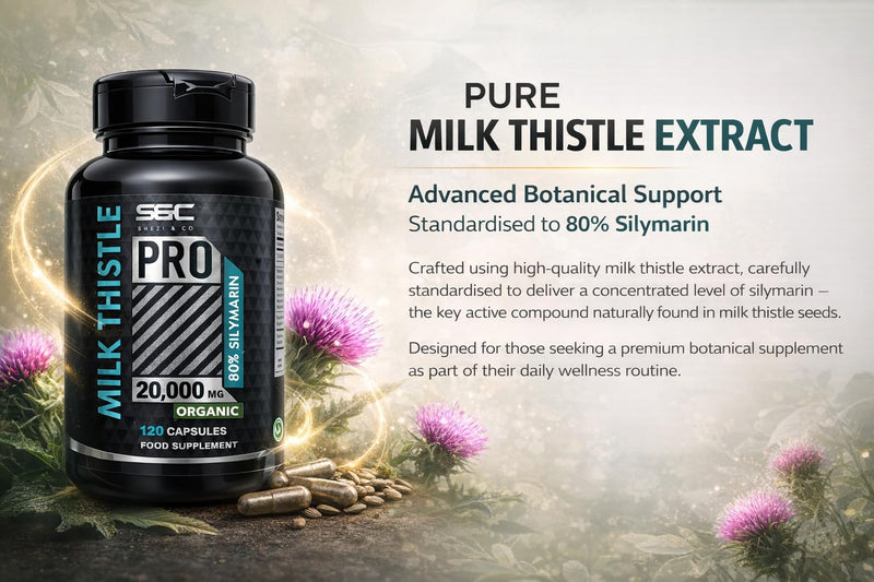 Milk Thistle 20000mg Capsules (120 Day Supply) Milk Thistle High Strength – 80% Silymarin Liver Support Supplement with Dandelion Root, Turmeric, Artichoke, Burdock & Zinc – Pure Vegan Extract