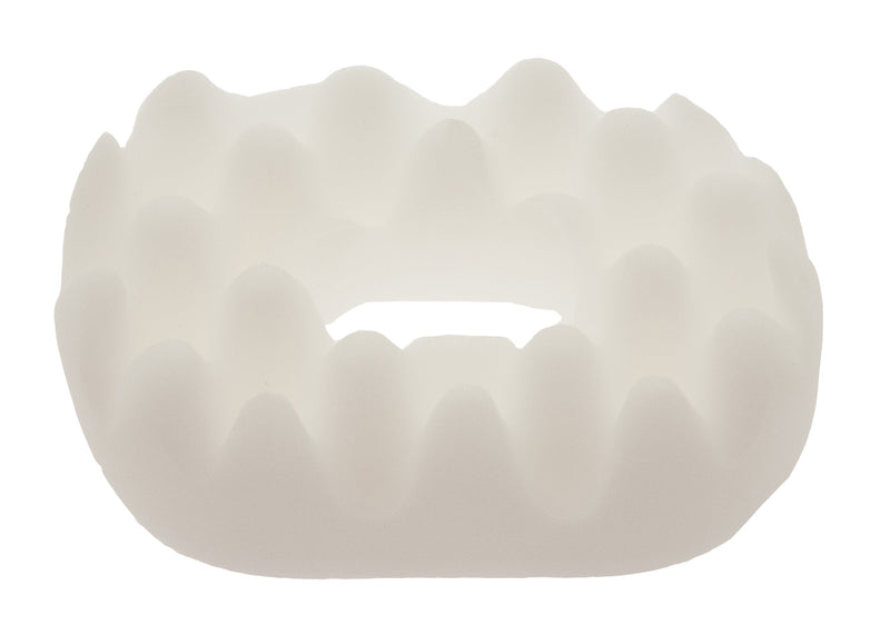 [Australia] - Deluxe Comfort Better Sleep Ear Guard Pillow Accessory, 8" x 5" x 3" - Orthopedic Grade Foam - Convoluted Design Keeps Ear Protected - Perfect Side Sleeper - Ear Protector, White 