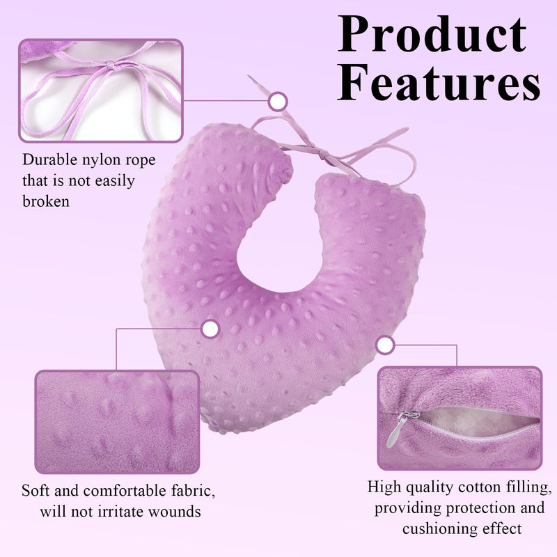 [Australia] - Yxmeiguo Mastectomy Pillow & Shower Drain Lanyard Set, Mastectomy Recovery Supplies, Breast Pillow, Post Surgery Recovery for Breast Cancer, Lumpectomy, Tummy Tuck, Breast Cancer Gifts for Women 