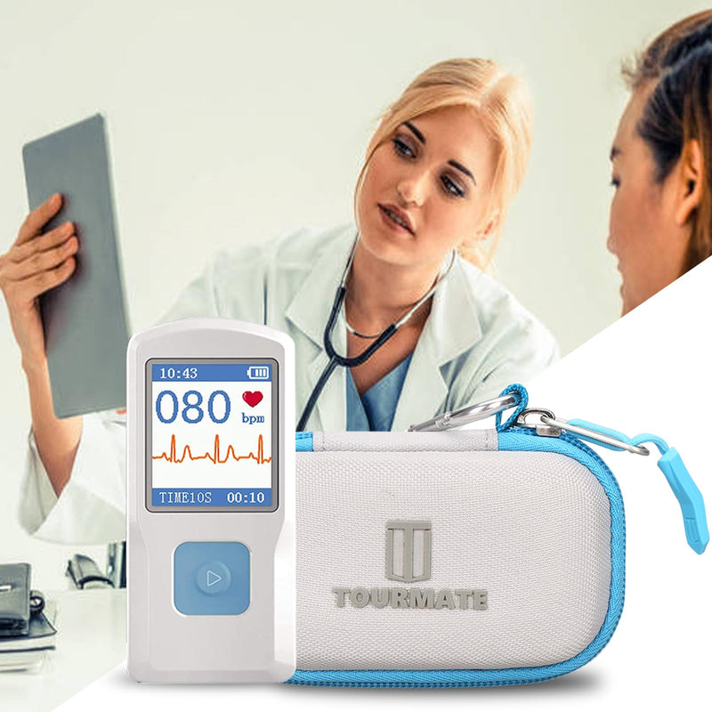 [Australia] - Hard Case Replacement for EMAY/CONTEC/SonoHealth Portable ECG Heart Rate Monitor 