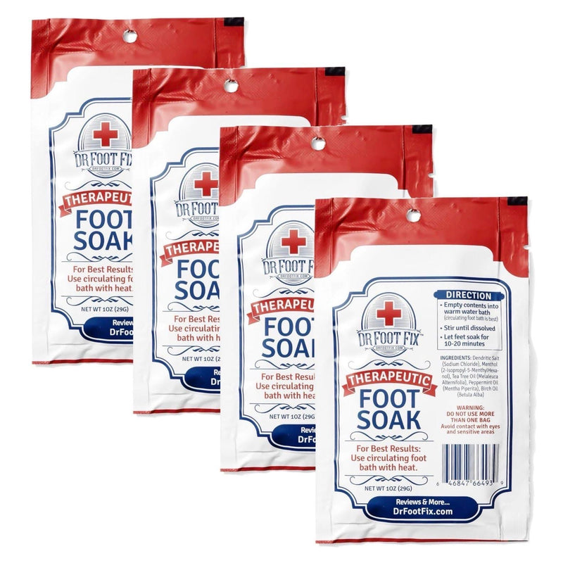 Therapeutic Foot Soak with All Natural Tea Tree, Peppermint & Birch Oil. Helps Soak Toenail Fungus, Athletes Foot & Stubborn Foot Odor - Soothes Feet - Tingles for Hours (4)