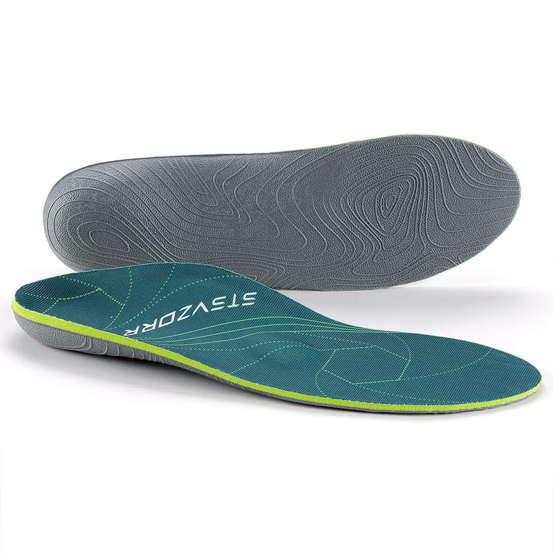 [Australia] - Orthopedic Insoles Plantar Fasciitis Arch Support Flat Feet Heel Spurs and Foot Pain Running Shock Absorption Inserts MEN (6-6 1/2) | WOMEN (8-8 1/2) MEN (6-6 1/2) | WOMEN (8-8 1/2) --250MM-9.87" Armygreen 