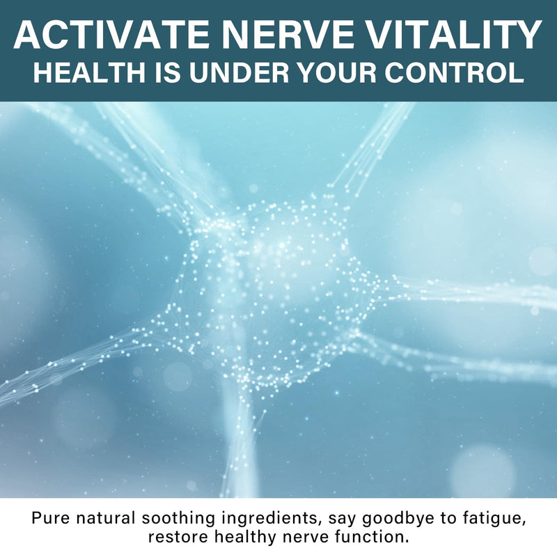 Nerve Savior for Neuropathy, 120 Capsules with 600mg Alpha Lipoic Acid, Benfotiamine & B12, for Discomfort in Feet, Hands, Legs, Back & Neck