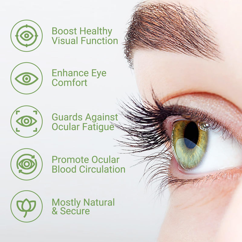 Eye Health Supplement with Lutein, 14 in 1 Advanced Eye Formula Drops - with Lutein, Zeaxanthin,Vision & Focus Support for Vision & Ocular Health Focus Support, 60ml