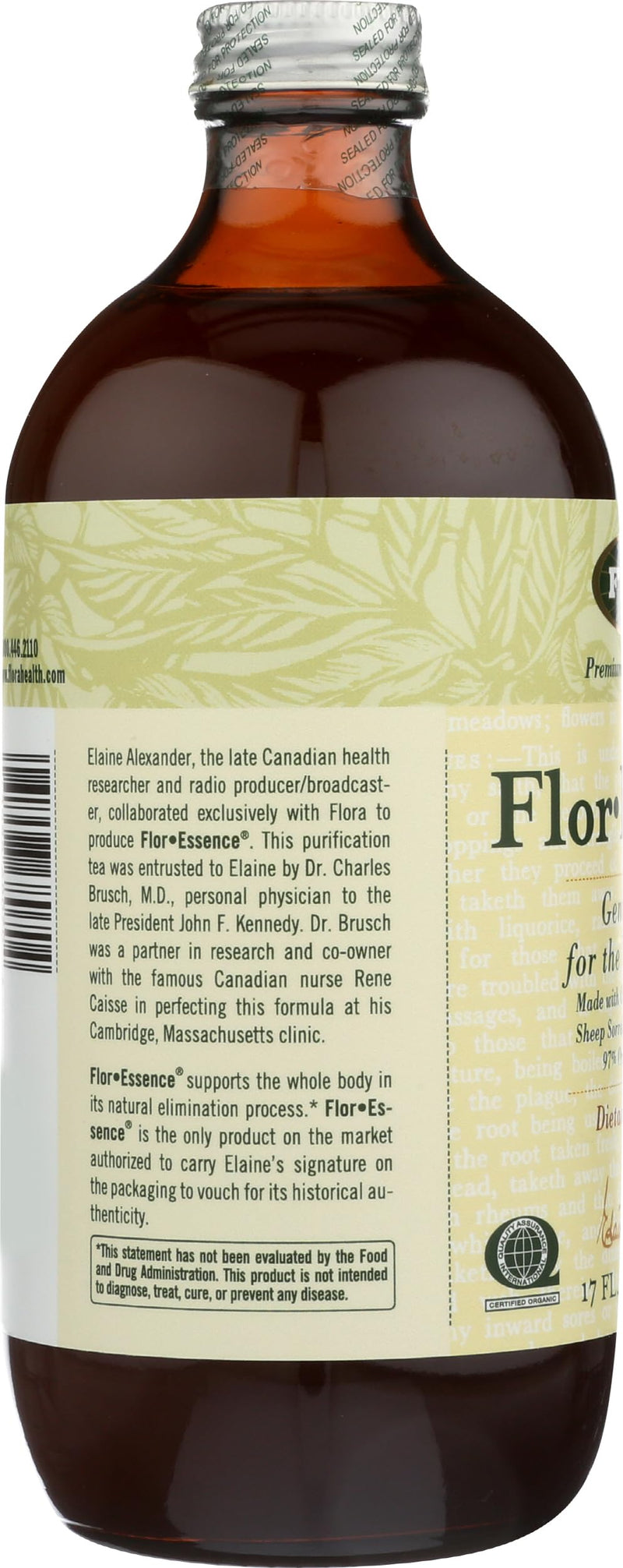 [Australia] - Organic Gentle Cleanse Flor-Essence Liquid Blend, Pure Vegan, 17 Fluid Ounces (Pack of 1) 