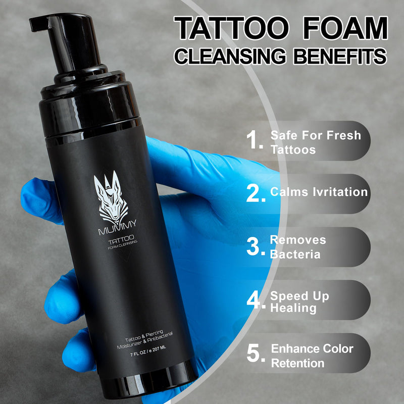 [Australia] - Mummy Tattoo Aftercare Soap Foam for Cleaning Tattoo and Piercing 