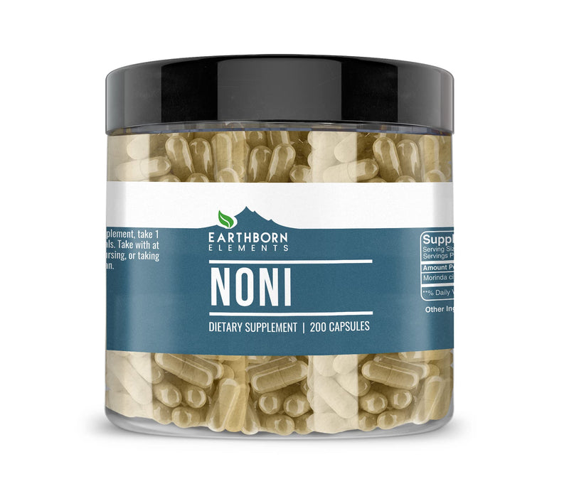 [Australia] - Earthborn Elements Noni 200 Capsules, Pure & Undiluted, No Additives 200 Count (Pack of 1) 