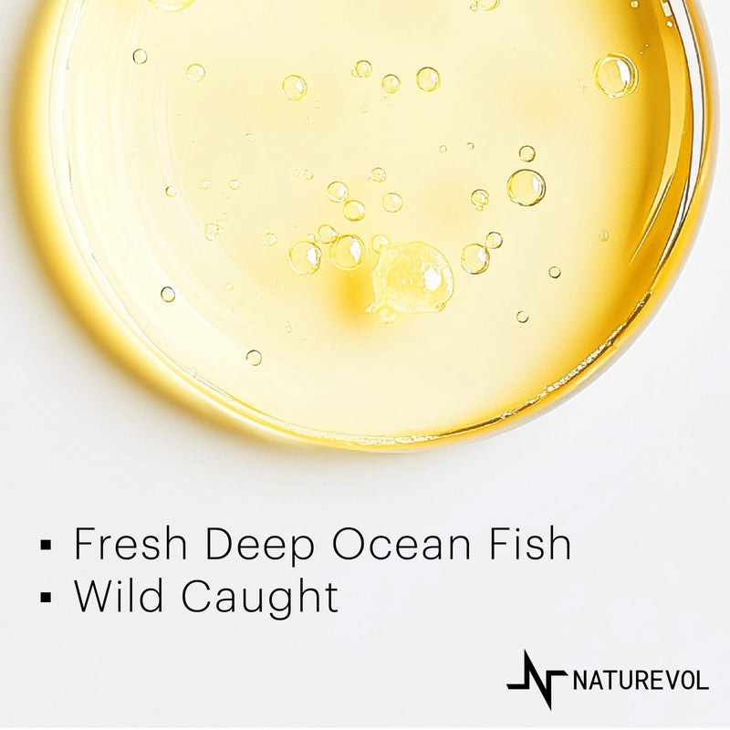 [Australia] - Triple Strength Omega 3 Fish Oil 4200mg - Lemon Flavored | EPA & DHA Fatty Acids | 1200mg EPA + 900mg DHA | Deep Sea Fish | Burpless Fish Oil Supplement - 240 Softgels 
