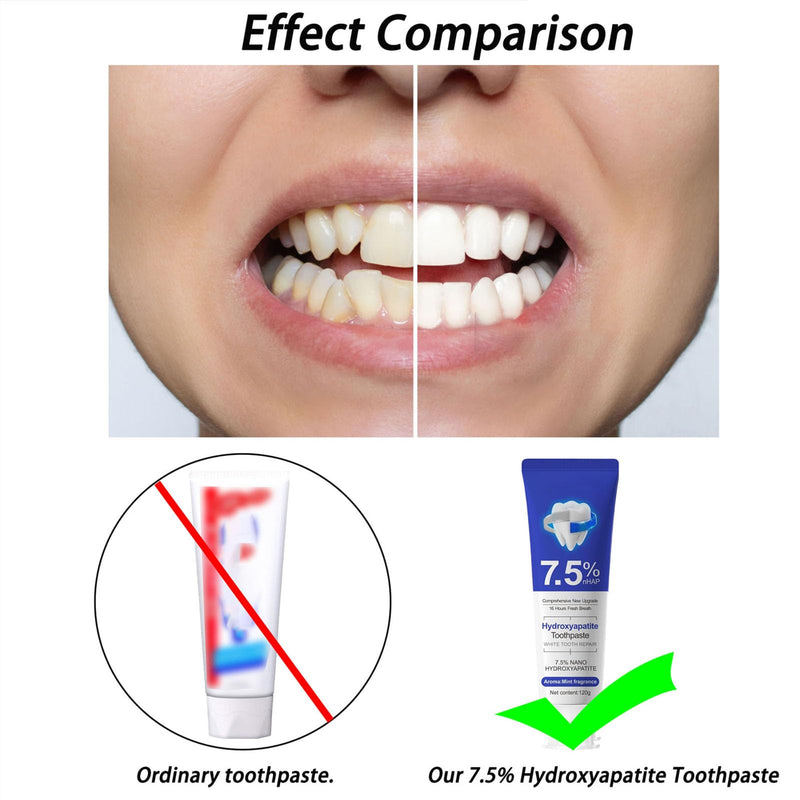 [Australia] - Beamach Hydroxyapatite Toothpaste, Nano Hydroxyapatite Toothpaste for Enamel Protection and Tooth Strengthening, Fluoride-Free Formula, Gentle Mint, Fresh Breath 