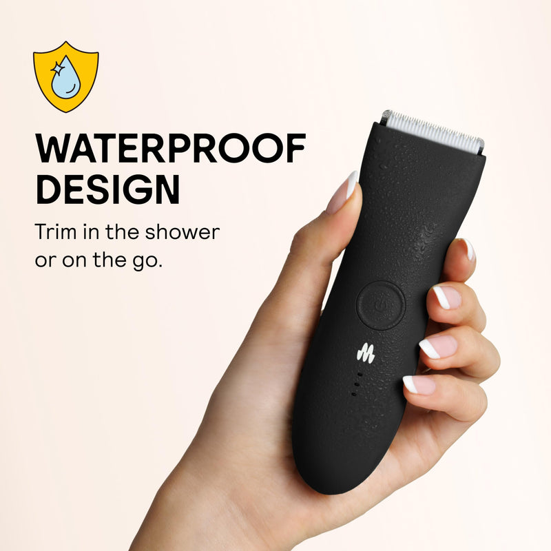 [Australia] - MERIDIAN The Trimmer Original - Body Hair Trimmer for Men, Electric Shaver for Pubic Hair, Chest, Legs & Bikini, Waterproof & Rechargeable, Onyx 3. Onyx 