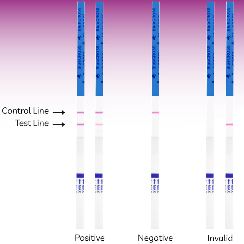 10 x Early Pregancy Test Strips, Super Sensitivity 10 MIU/mL